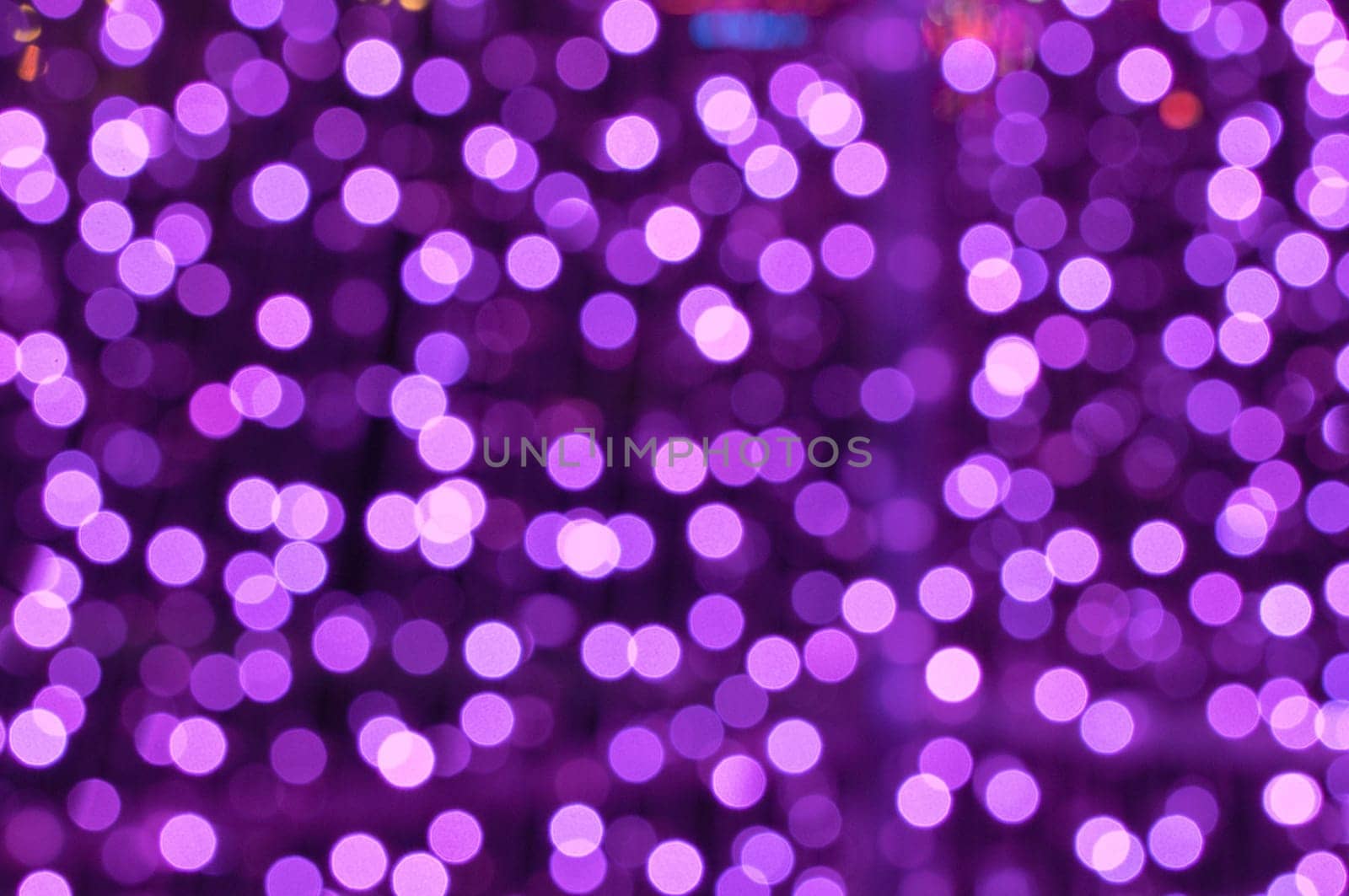 Defocused abstract christmas background, out of focus light spots forming a soft background