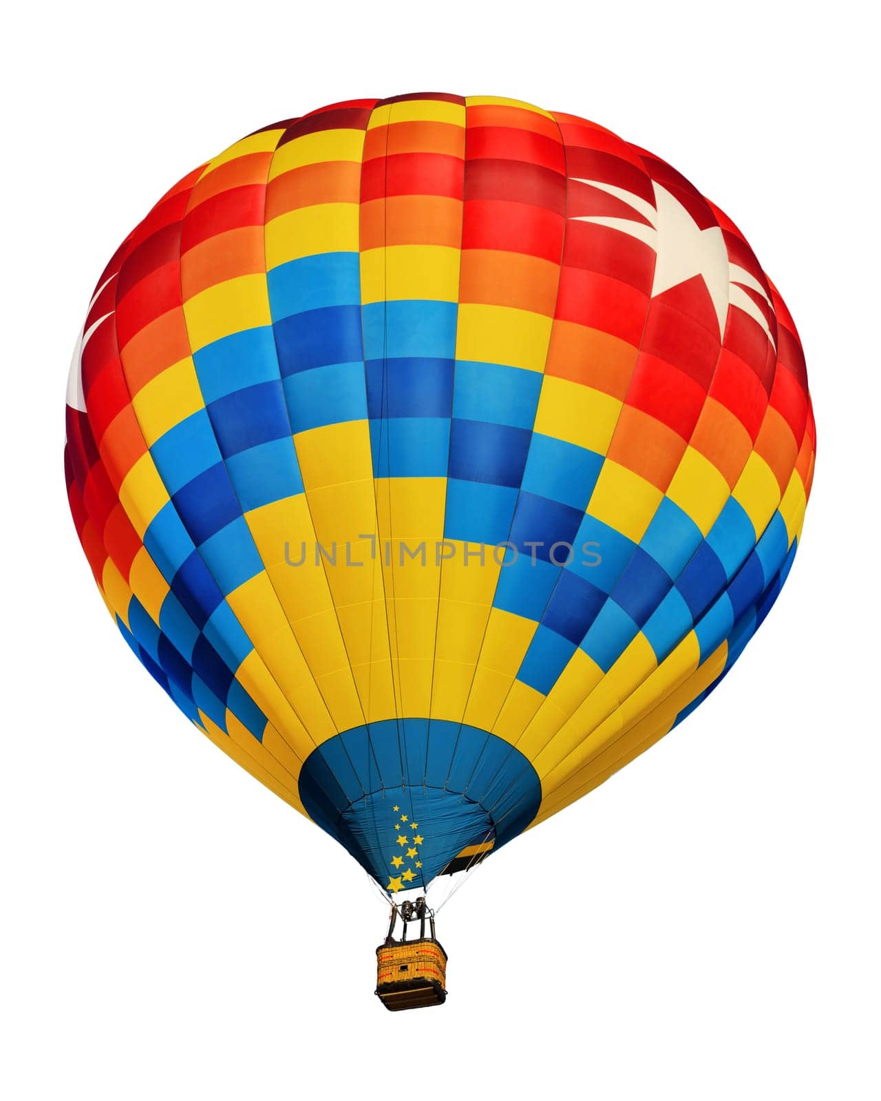 hot air balloon isolated