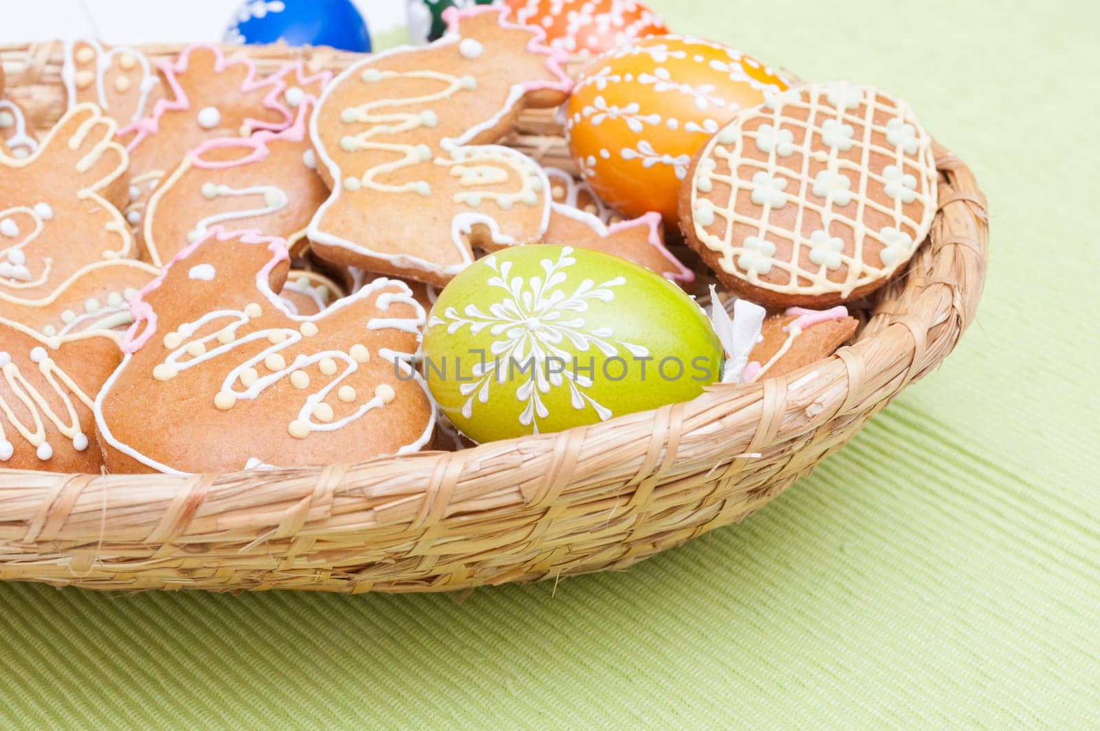 Easter - Homemade Ginger Breads and Handmade Painted Eggs