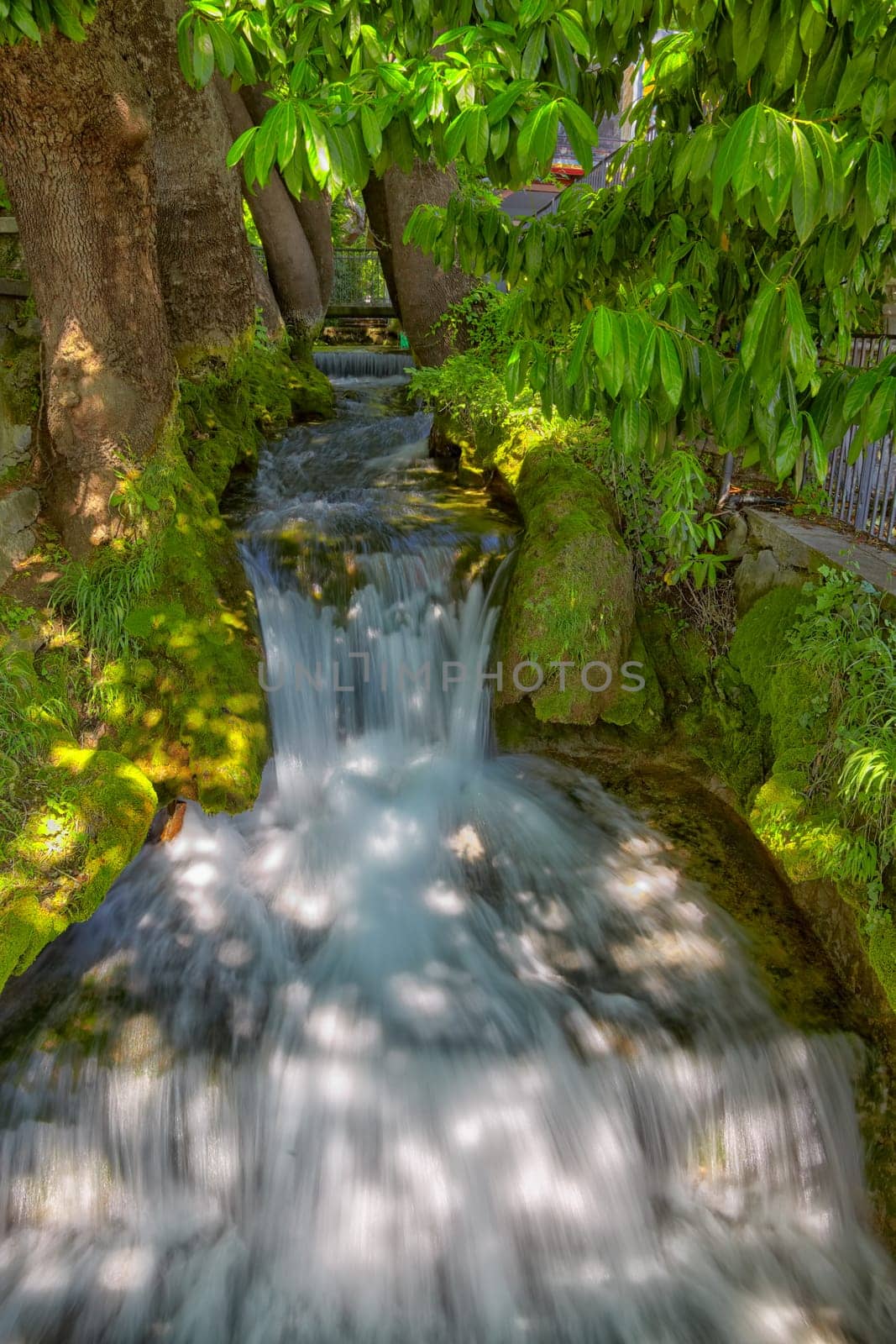 Waterfall in Edessa, city of waterfalls, Greece.