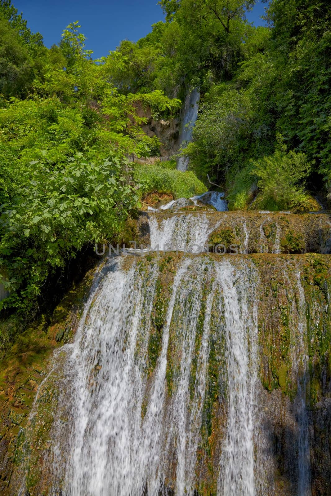 Waterfall in Edessa, city of waterfalls, Greece.