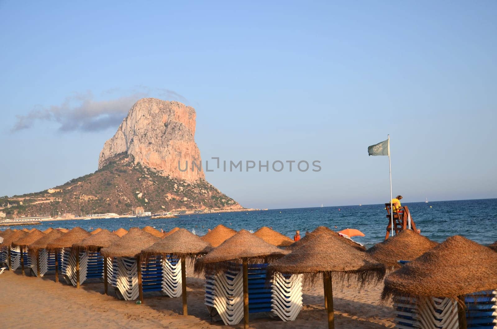 Rocky mountain in Calpe, Spain