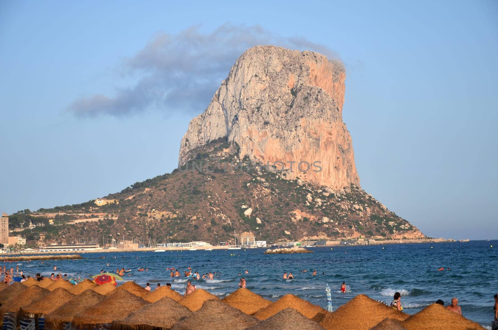 Rocky mountain in Calpe, Spain