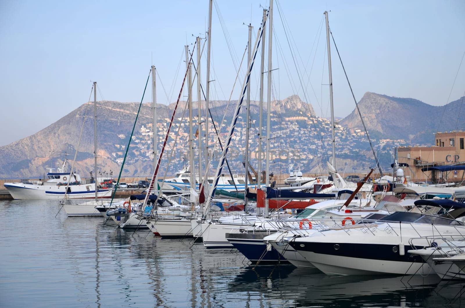 Marina in Calpe, Spain