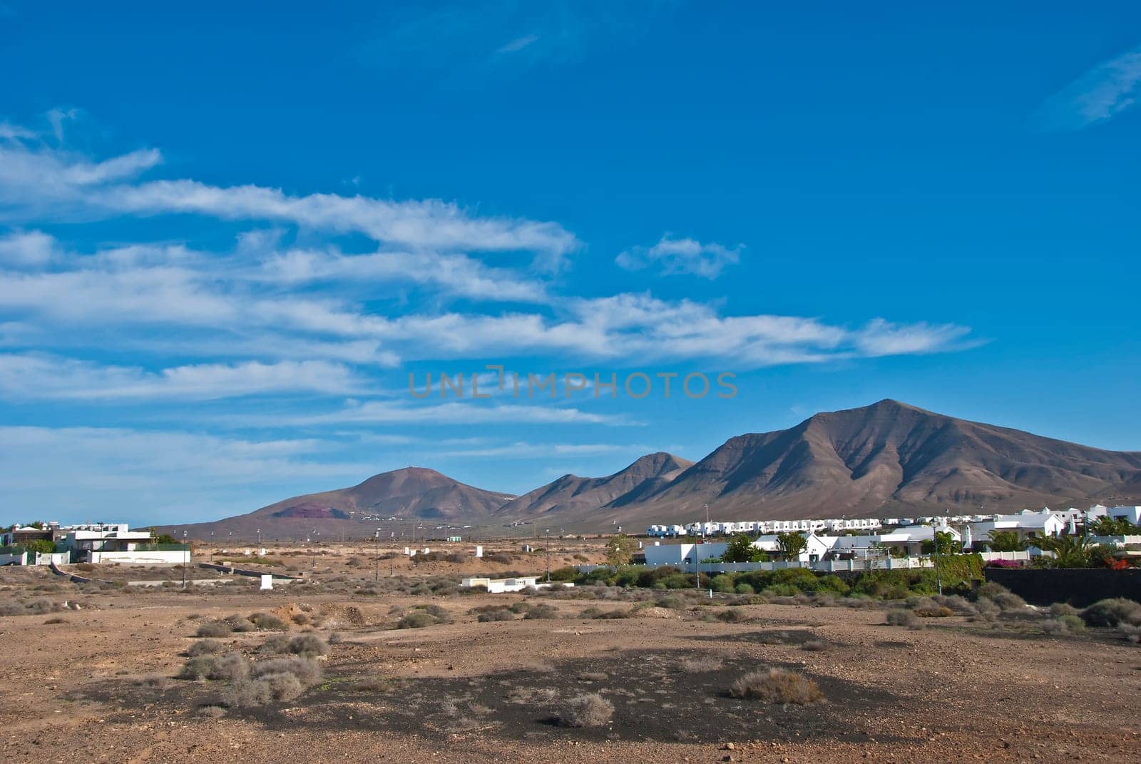 Extinct Volcanoes near Playa Blanca Lanzarote