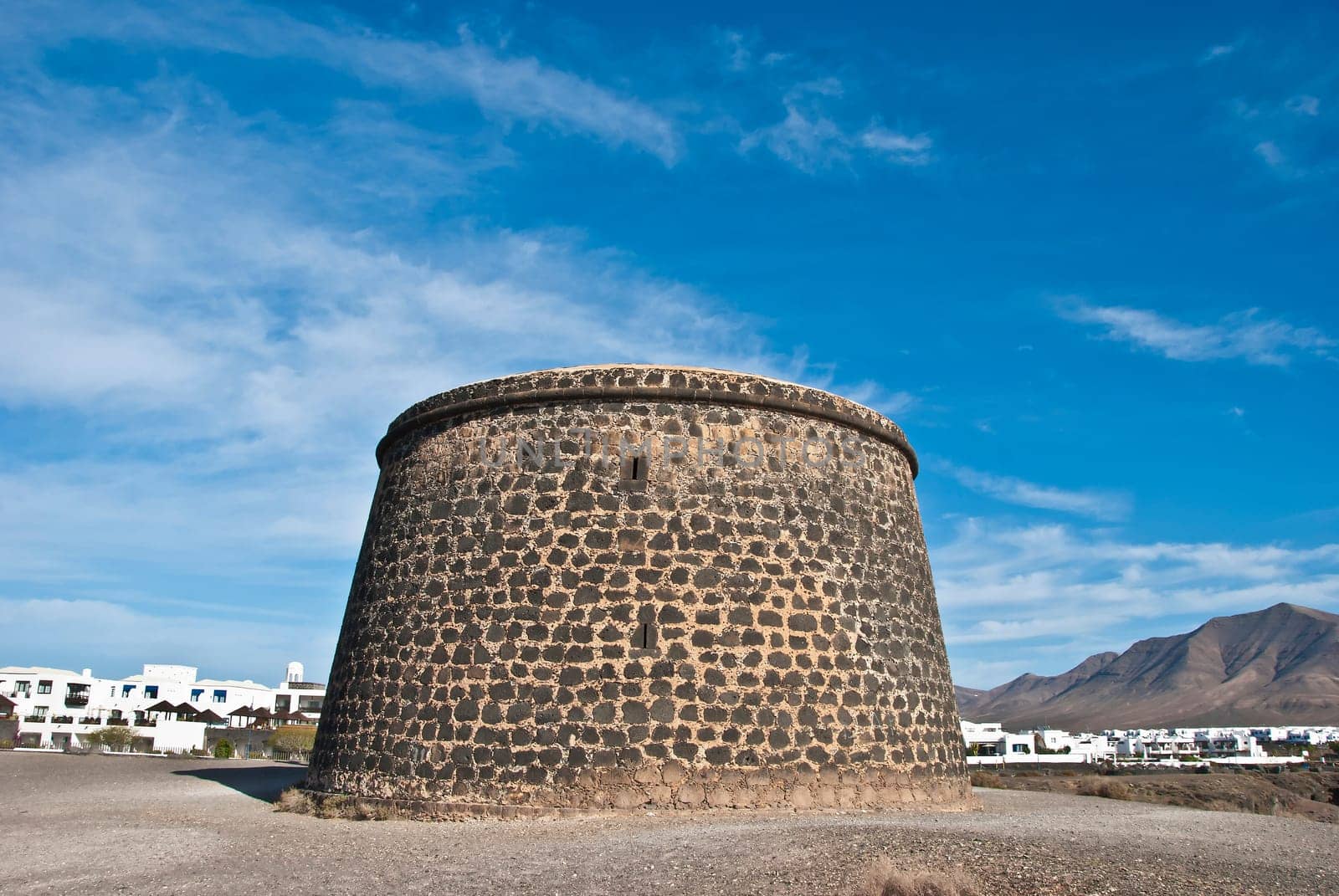 An Eighteenth Century fortress near Playa Blanca Lanzarote Canary Islands