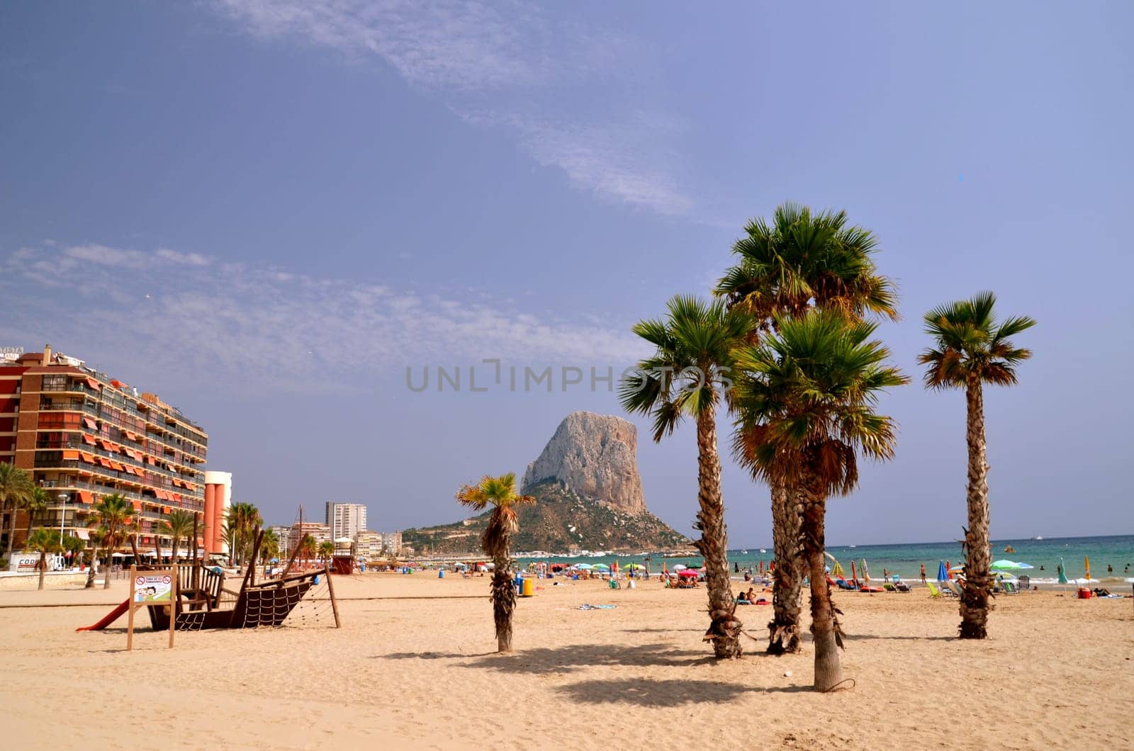 Beach in Calpe, Spain