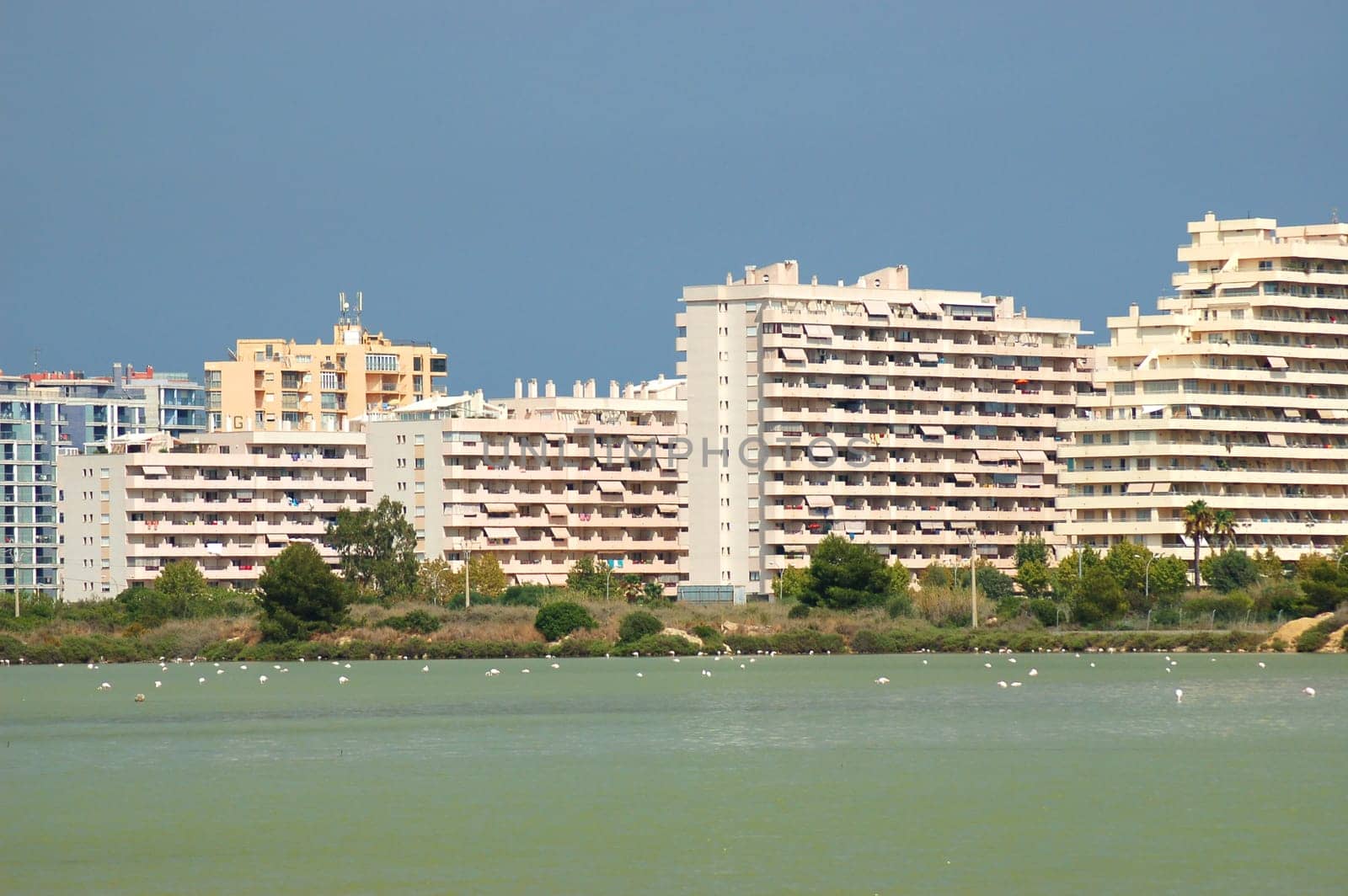 Apartment blocks in Calpe, Spain