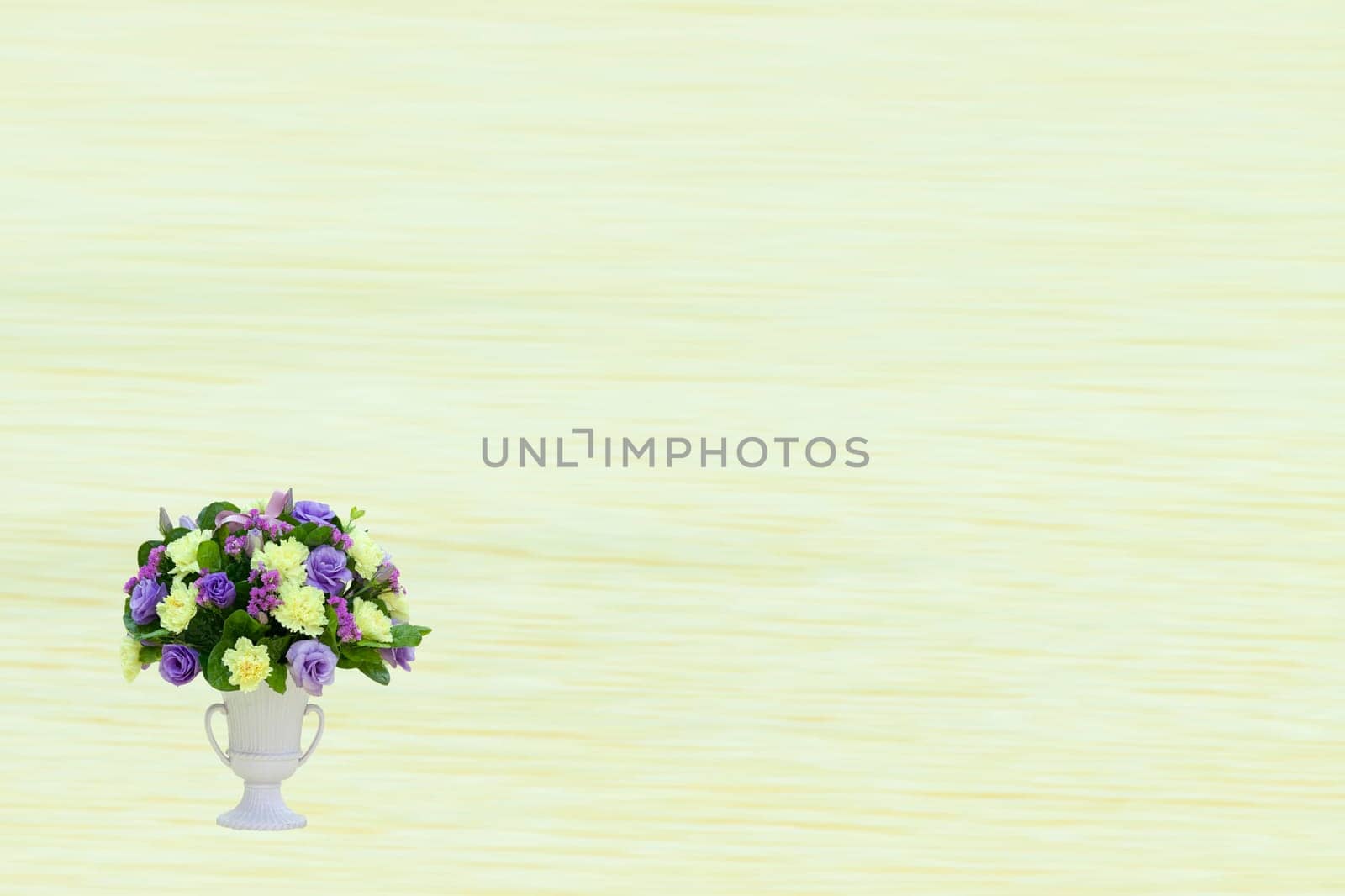 Eustoma flowers with nice background color