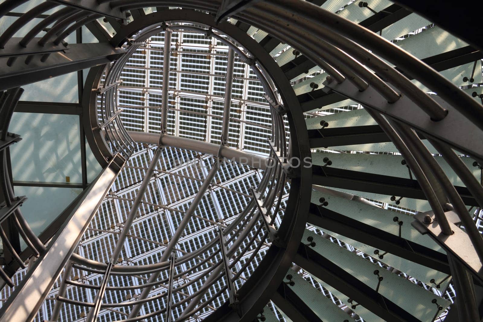 Modern abstract solar structure