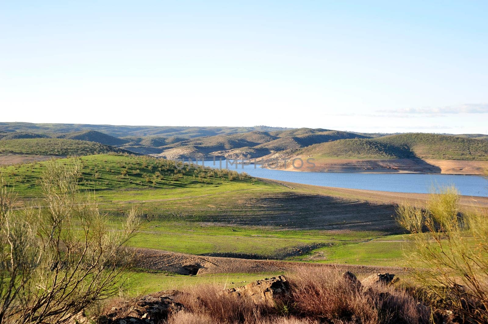 Extremadura in Spain with the river Duero