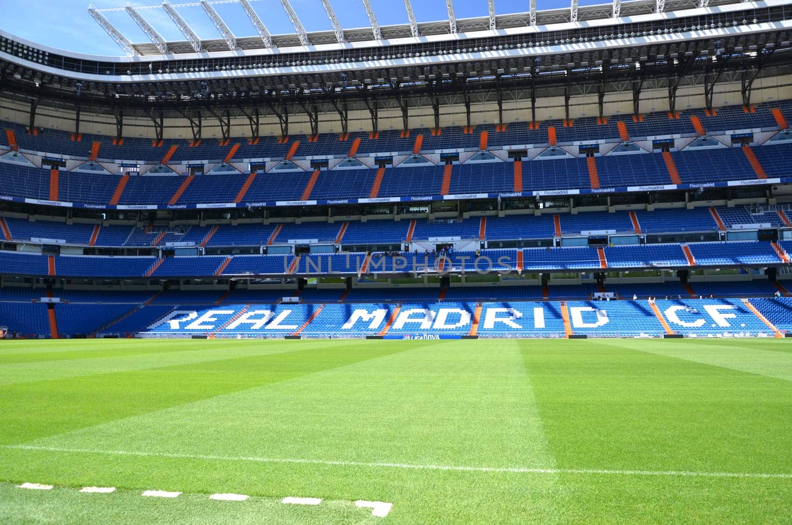 Santiago Bernabeu Stadium of Real Madrid
