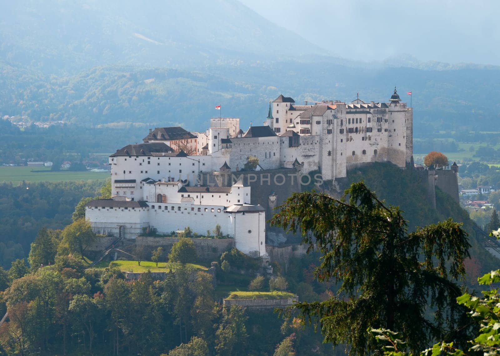 Hohensalzburg Fortress in Autumn, Salzburg, Austria