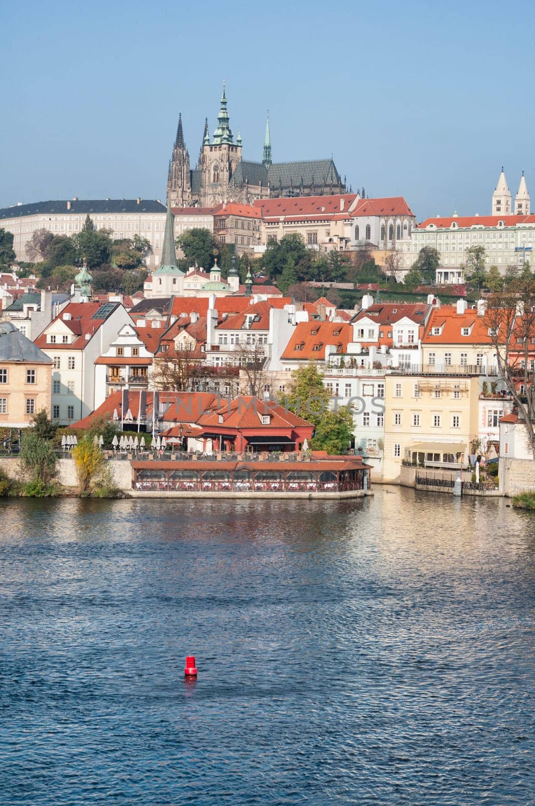 Prague Castle and Vltava River, Czech Republic