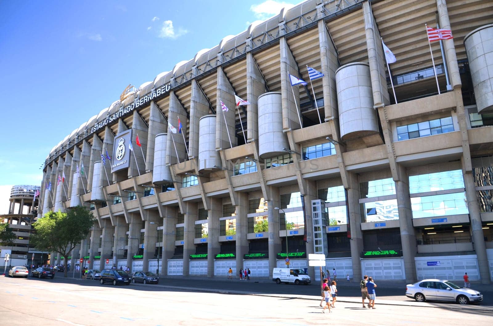 Santiago Bernabeu Stadium of Real Madrid
