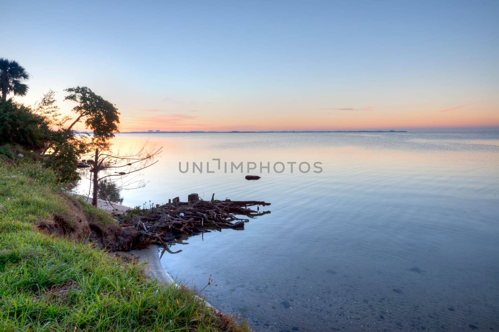Sunrise at Merritt Island Wildlife Refuge in Florida.