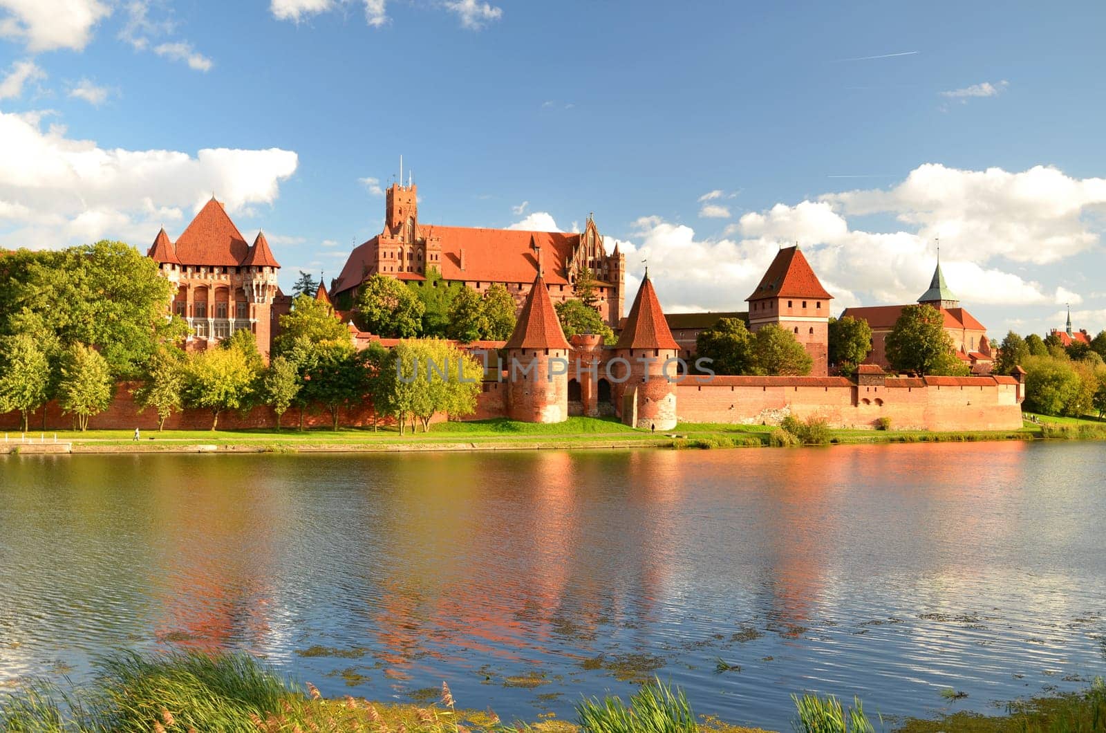 Malbork castle in Pomerania region, Poland