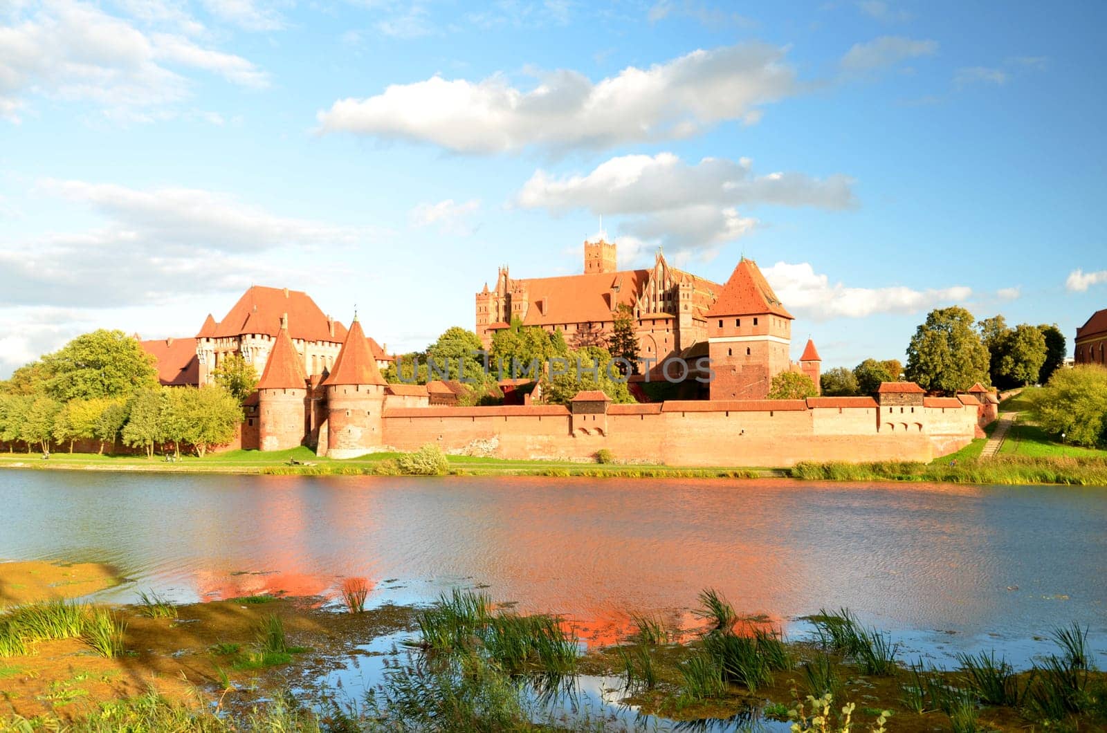 Malbork castle in Pomerania region, Poland