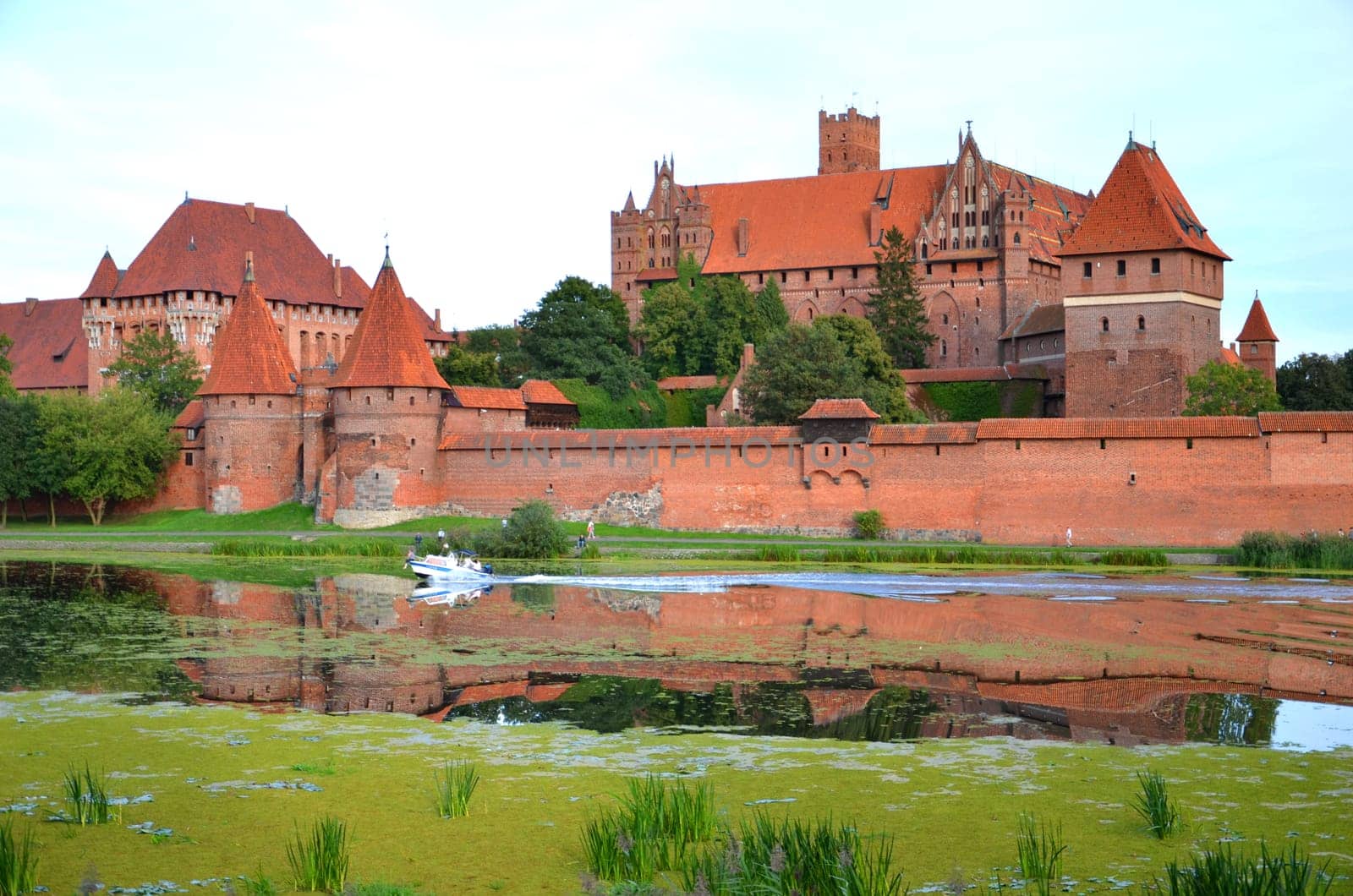 Malbork castle in Pomerania region, Poland
