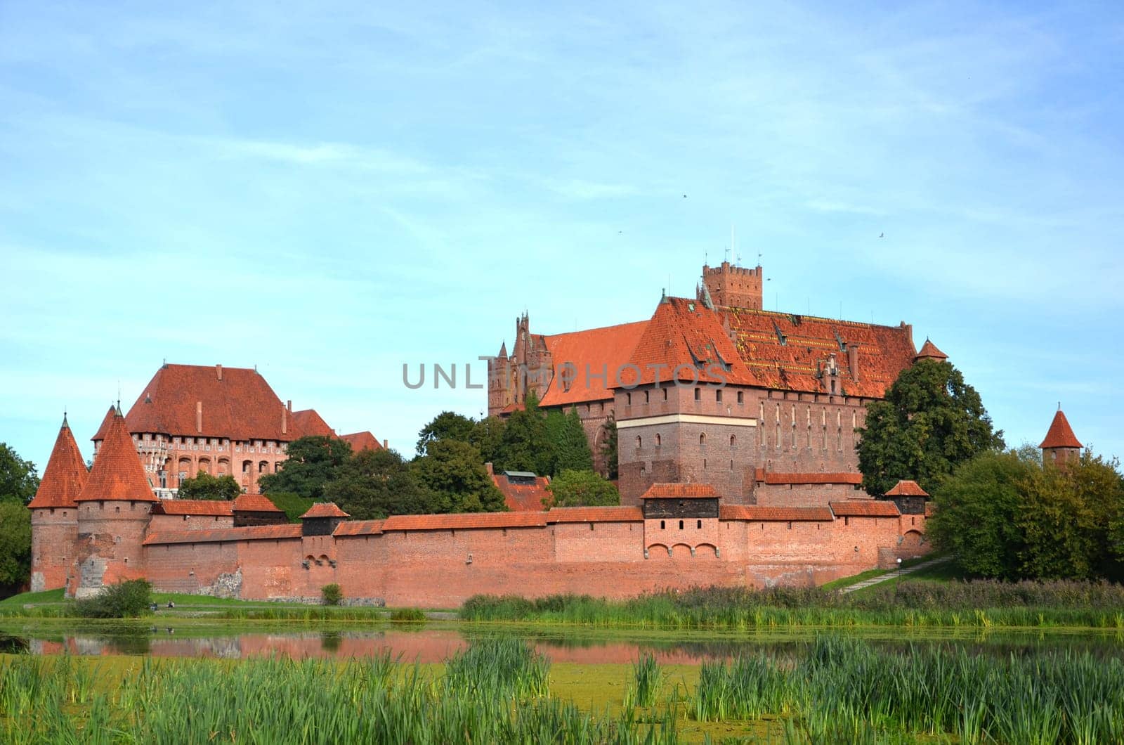 Malbork castle in Pomerania region, Poland