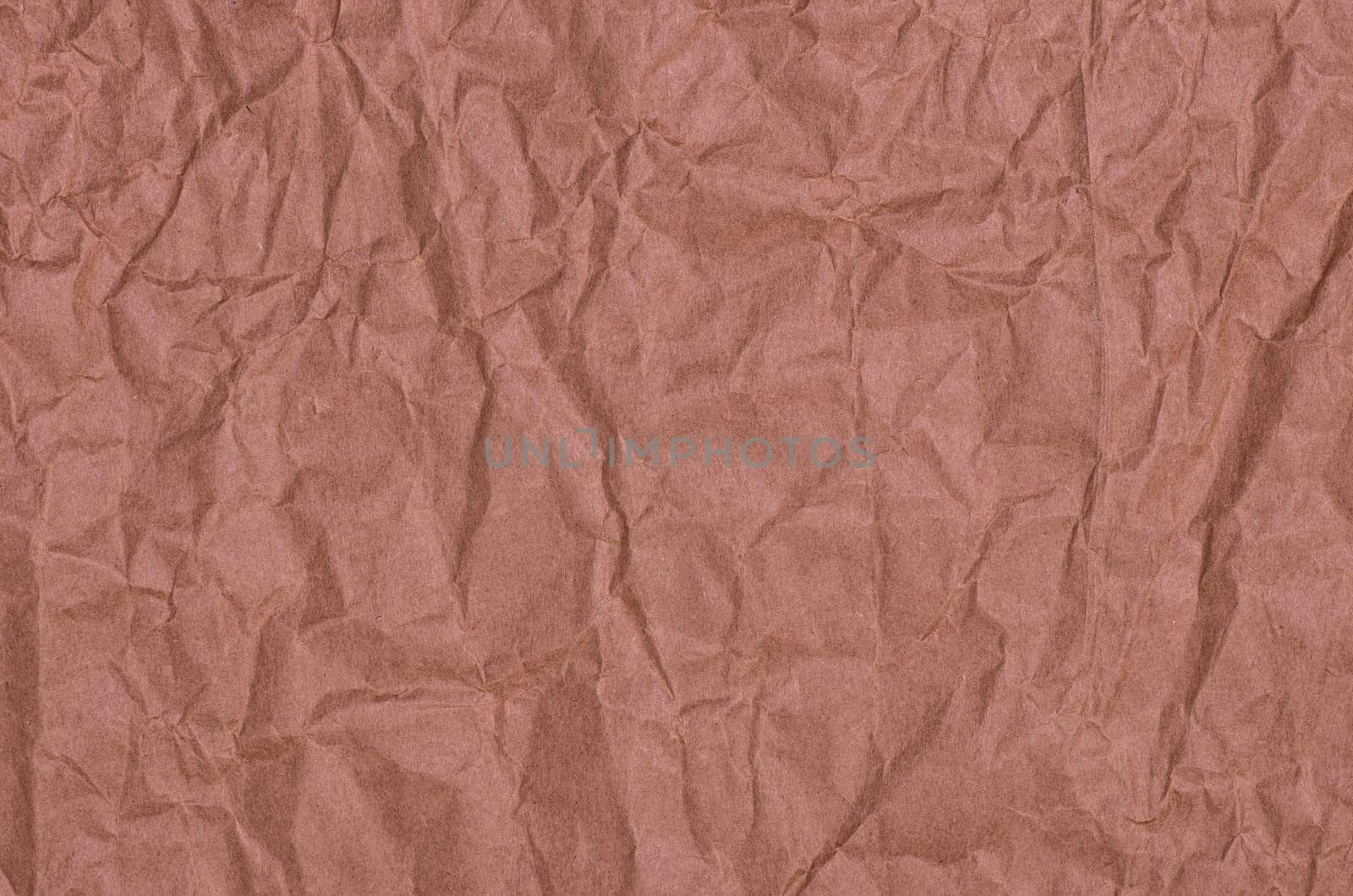 Crumpled brown wrapping paper