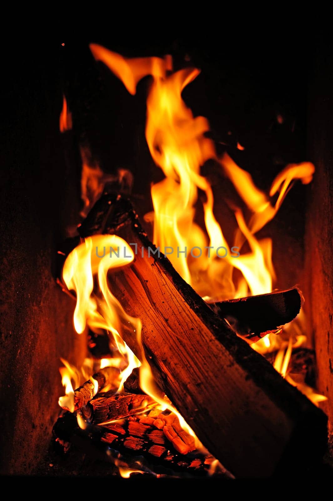 open fire