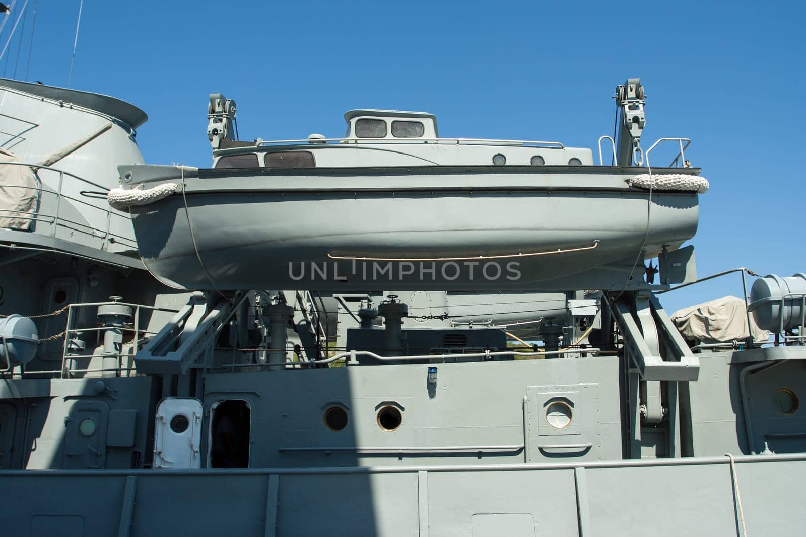 Rescue boat side of the vessel