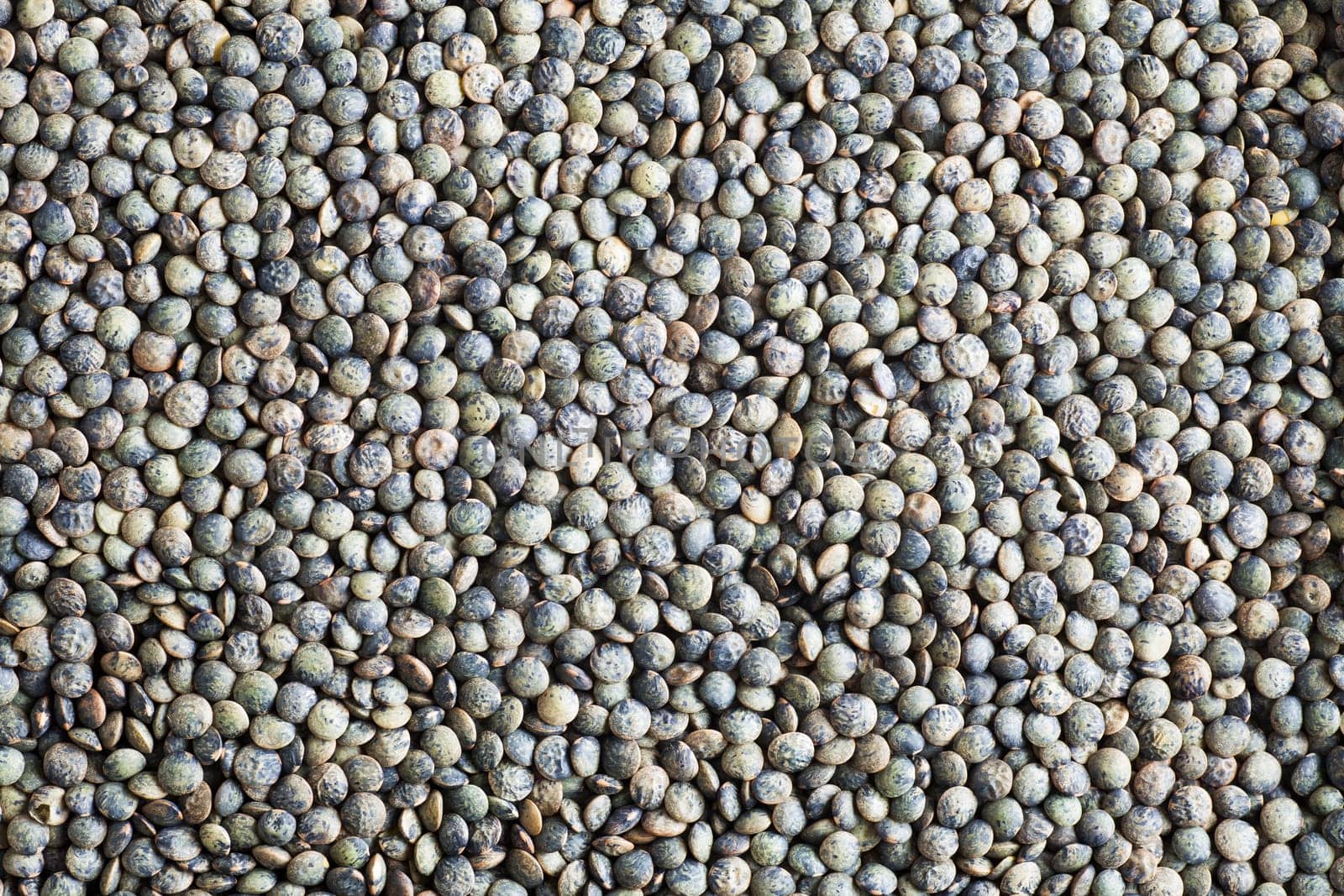Green lentils food texture or background