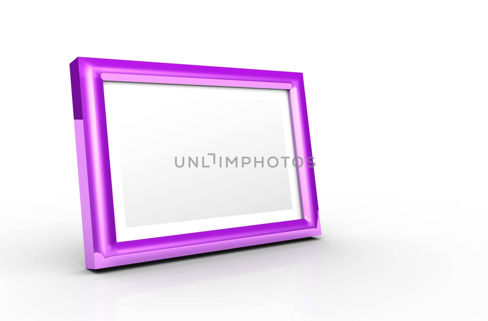Aluminium Picture Frame Purple