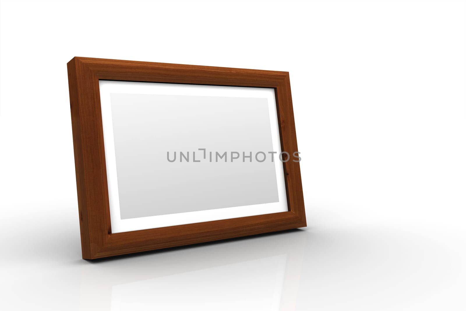 3D Wooden Picture Frame - Larch Antique