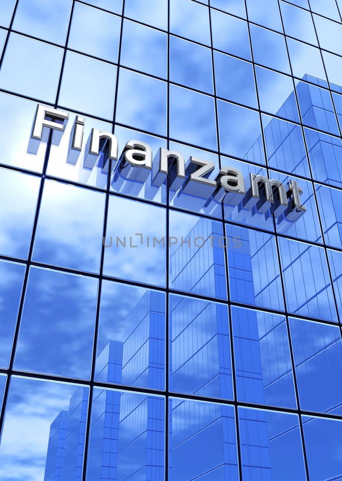 Blue façade - Tax Office 2