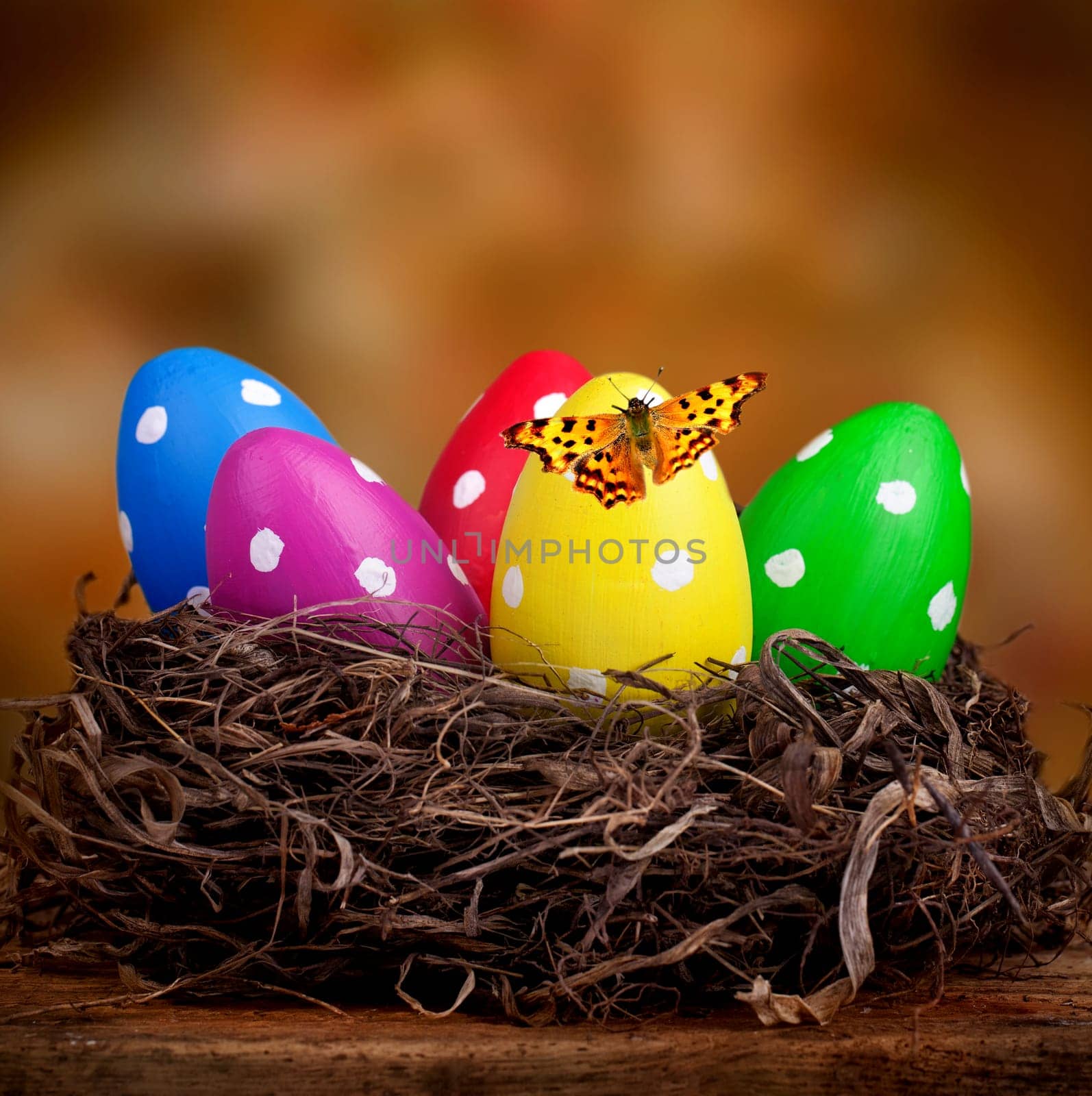 Colorful Easter Basket