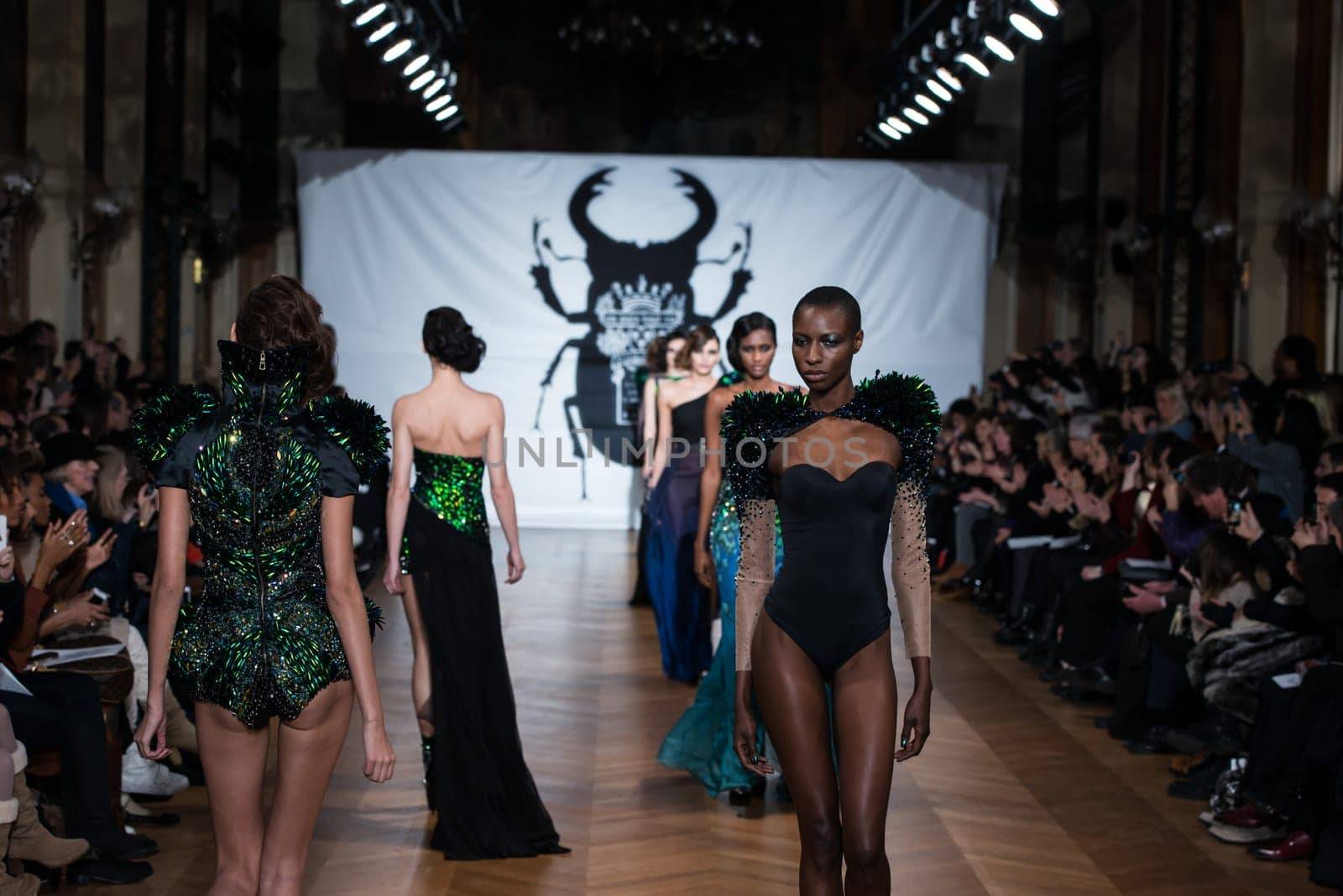 PARIS - JANUARY 23, 2013 : on aura tout vu spring summer 2013 fashion show at Paris fashion week January 23, 2013 in Paris ,France