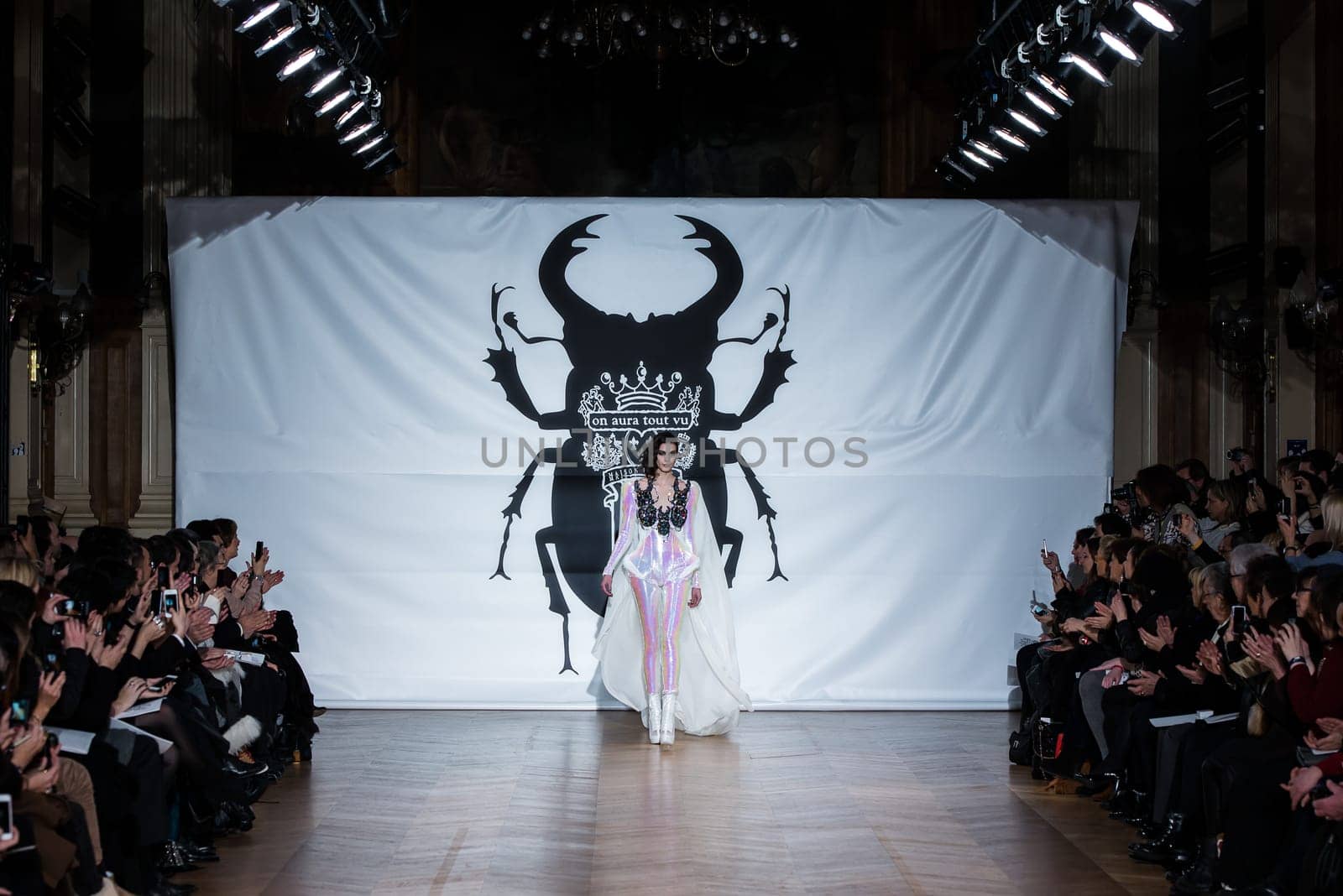 PARIS - JANUARY 23, 2013 : on aura tout vu spring summer 2013 fashion show at Paris fashion week January 23, 2013 in Paris ,France