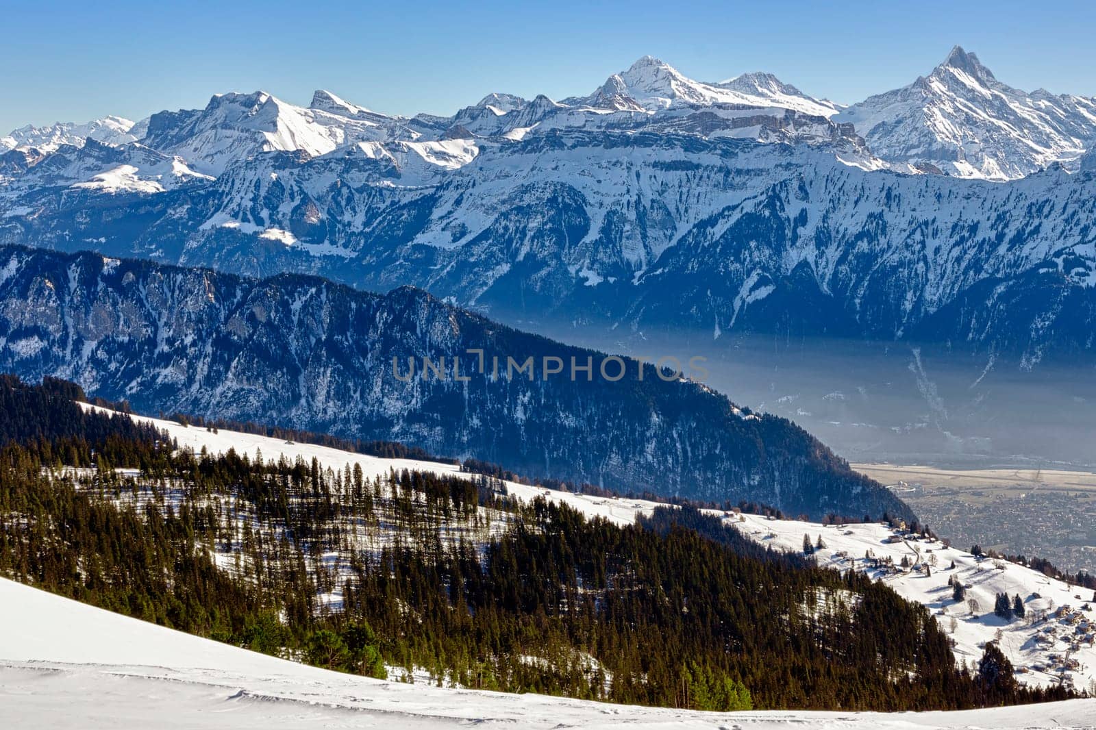 Panorama from the Niederhorn