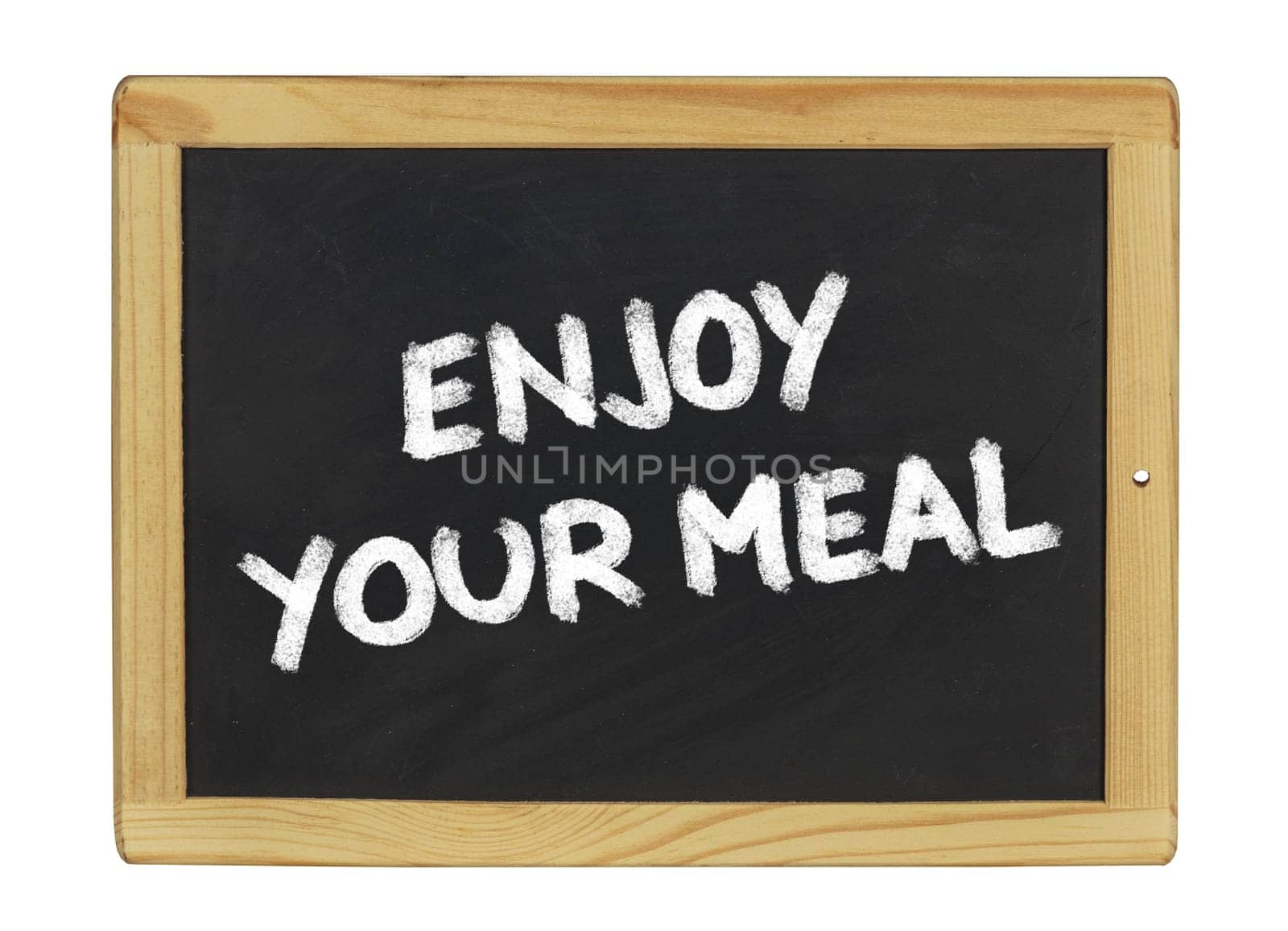 Enjoy your meal on a slate
