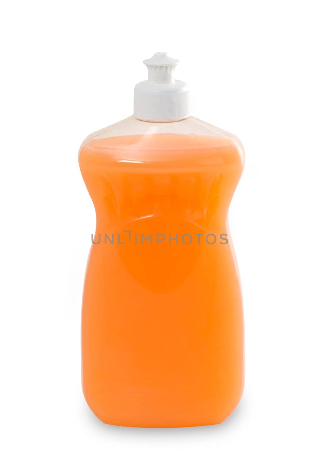 Dish soap isolated on white background
