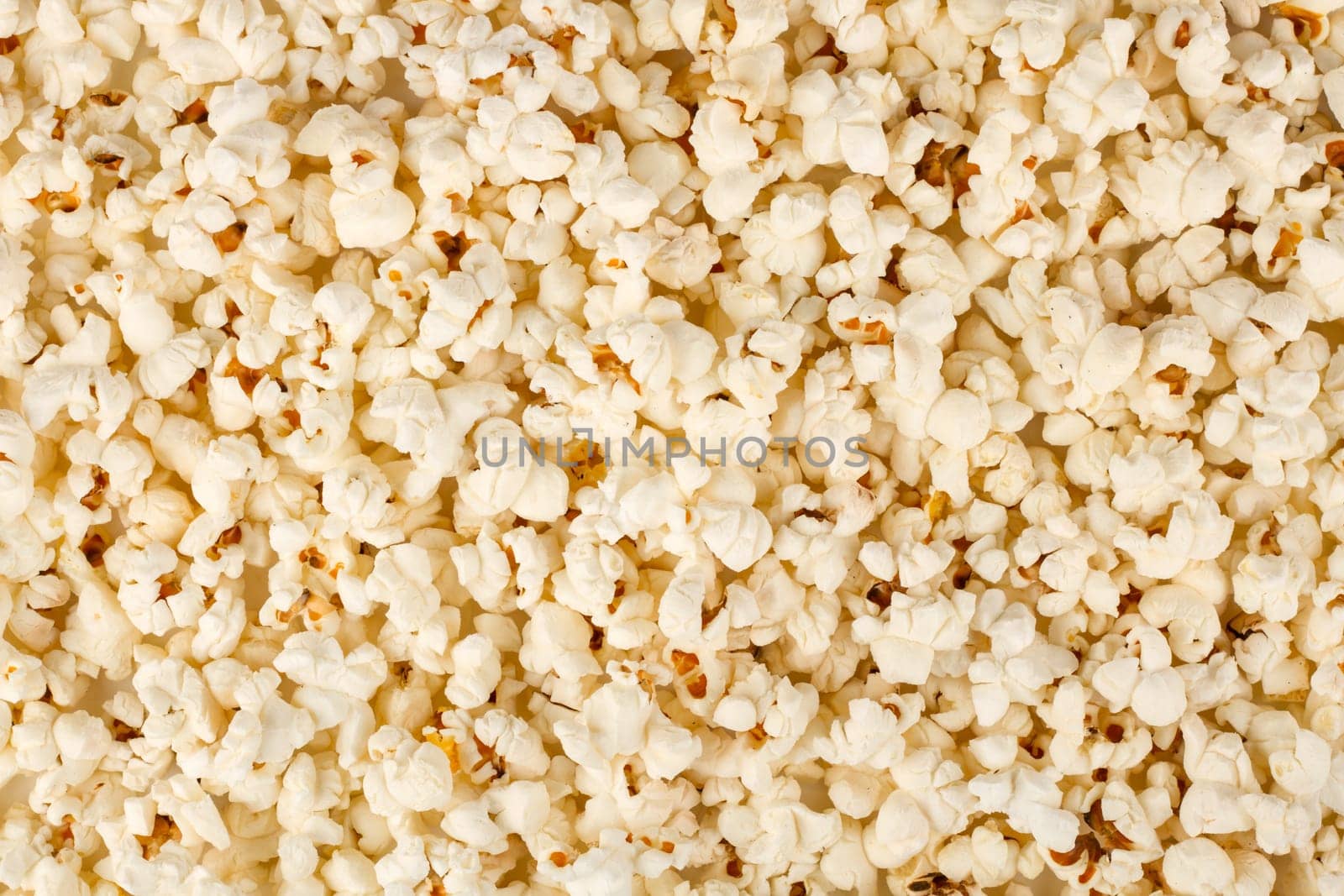 Fresh popcorn as a texture