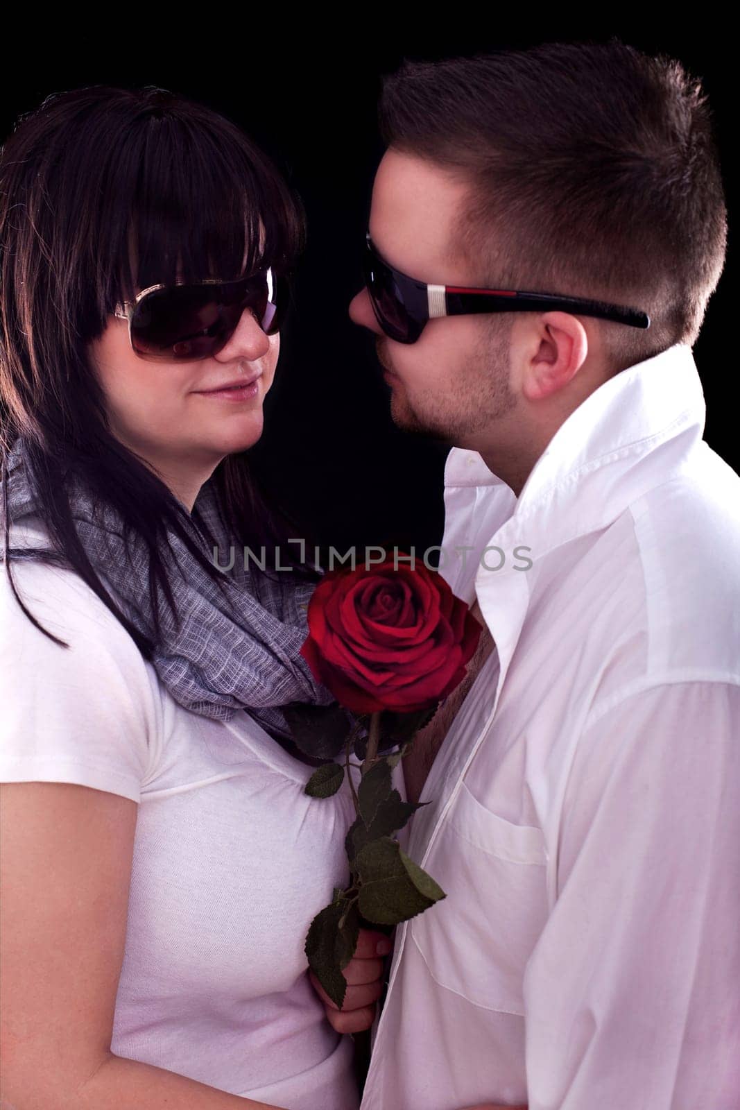 Young cool couple