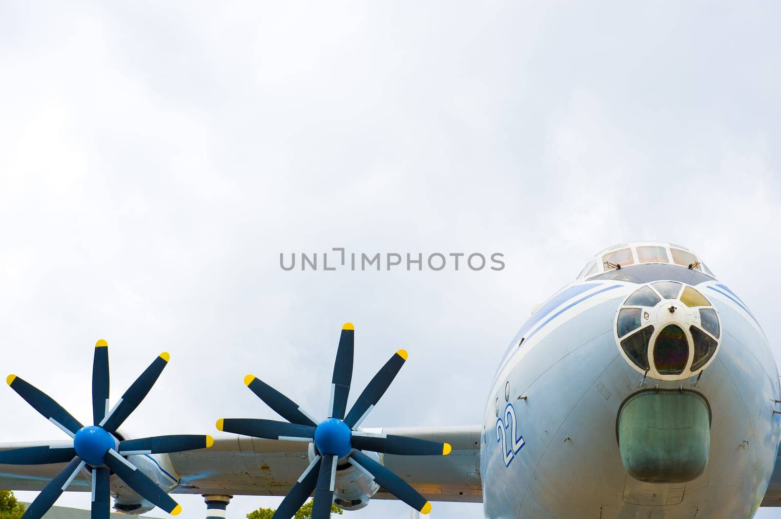 propeller-driven airplane