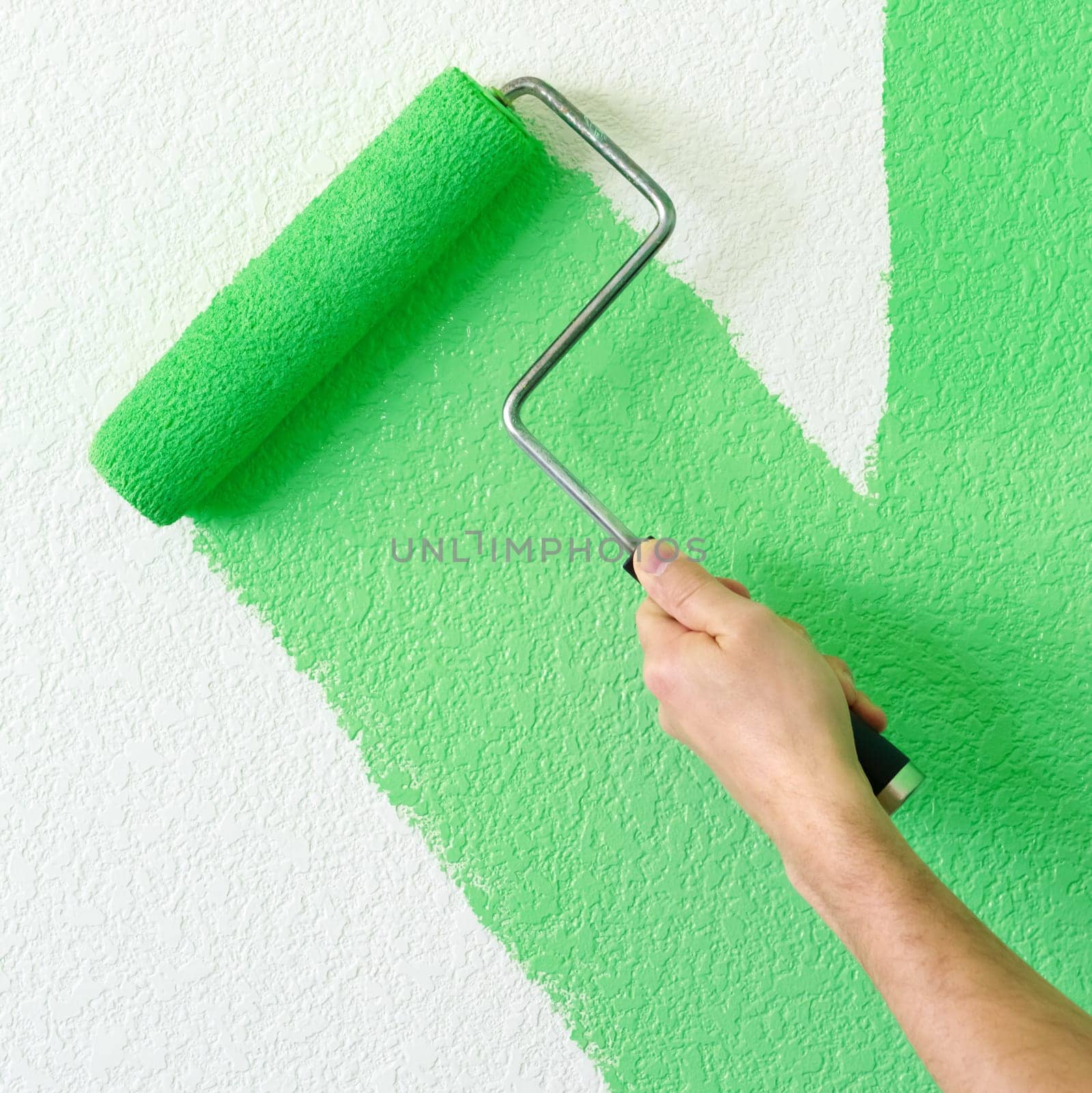 painting a wall
