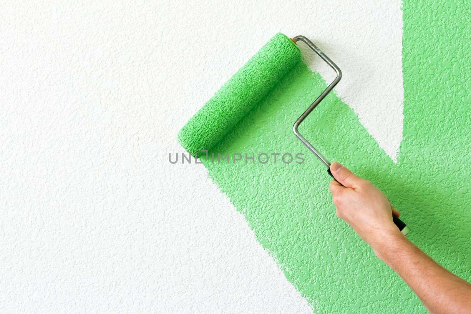 painting a wall
