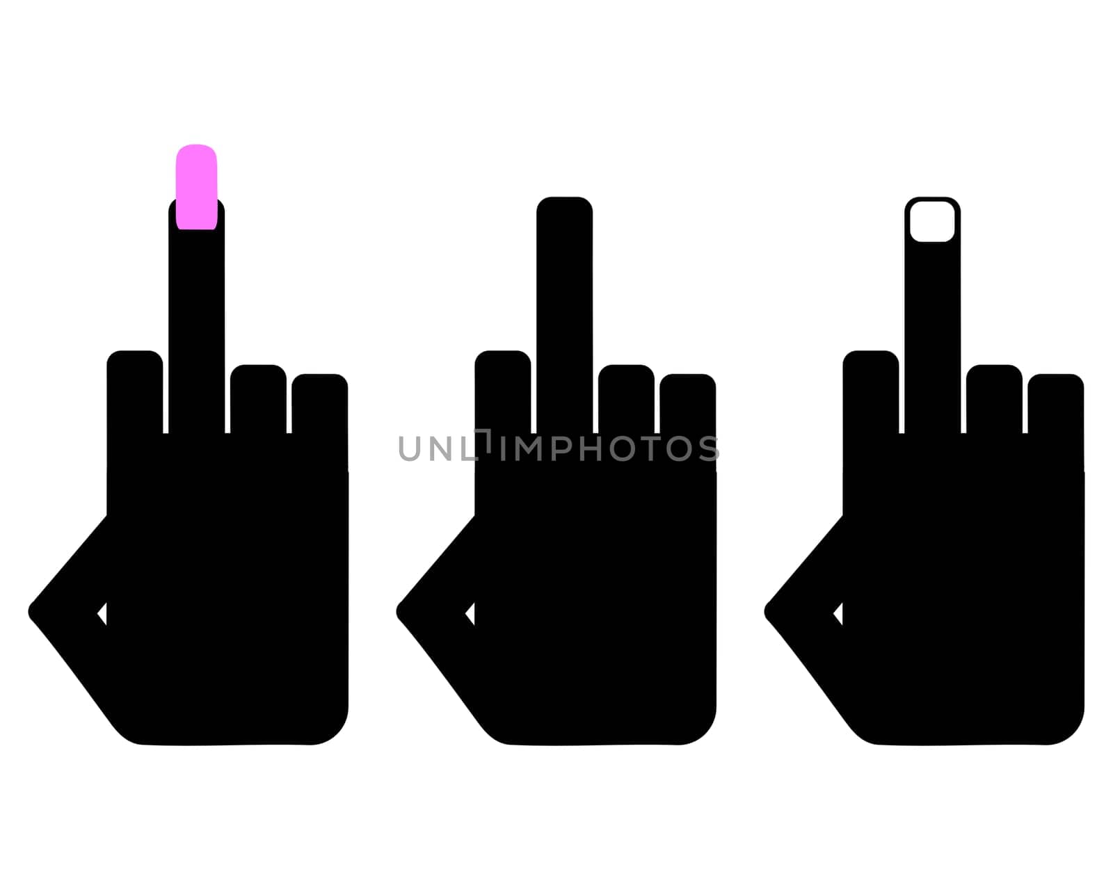 Hand signal insult
