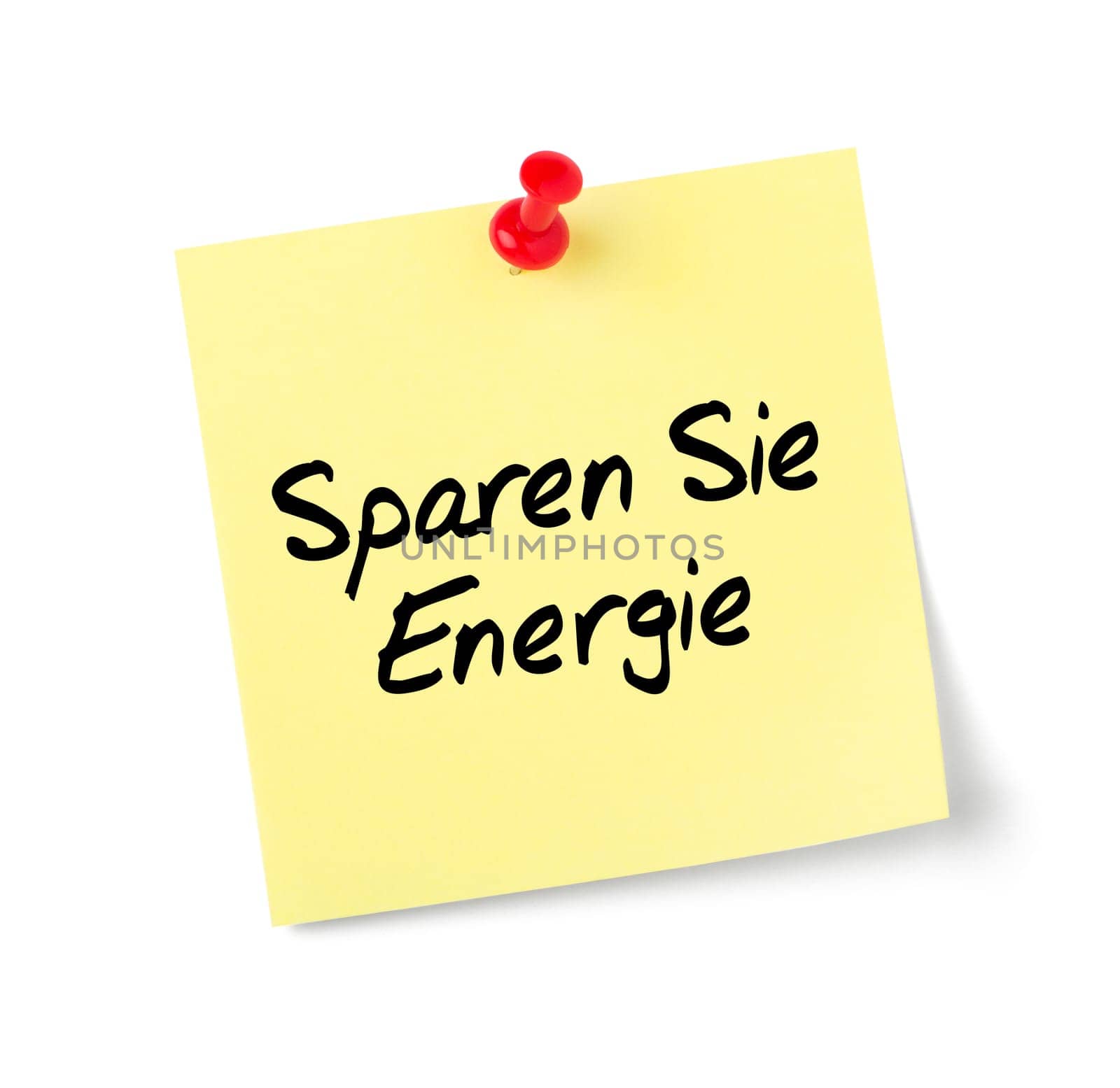 Sticky notes Save energy