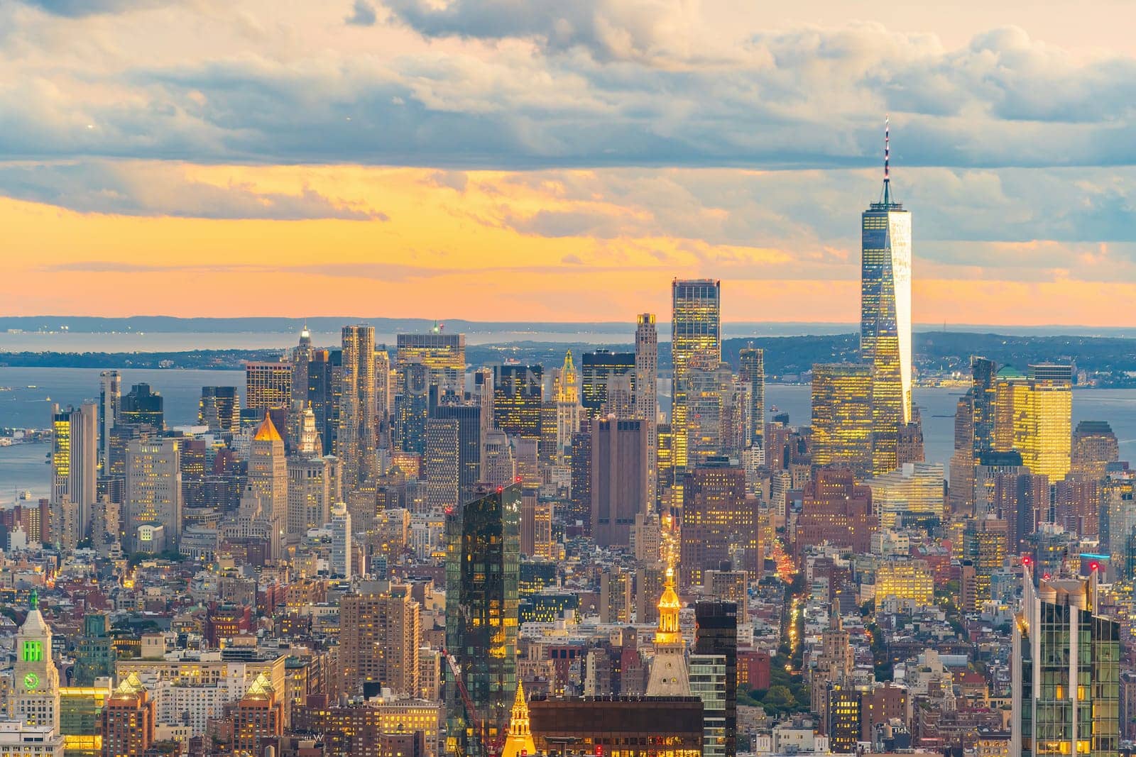 Manhattan's skyline, cityscape of New York City by f11photo
