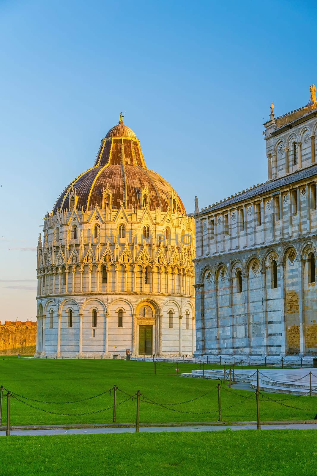Pisa Cathedral and the Leaning Tower in Pisa, Italy