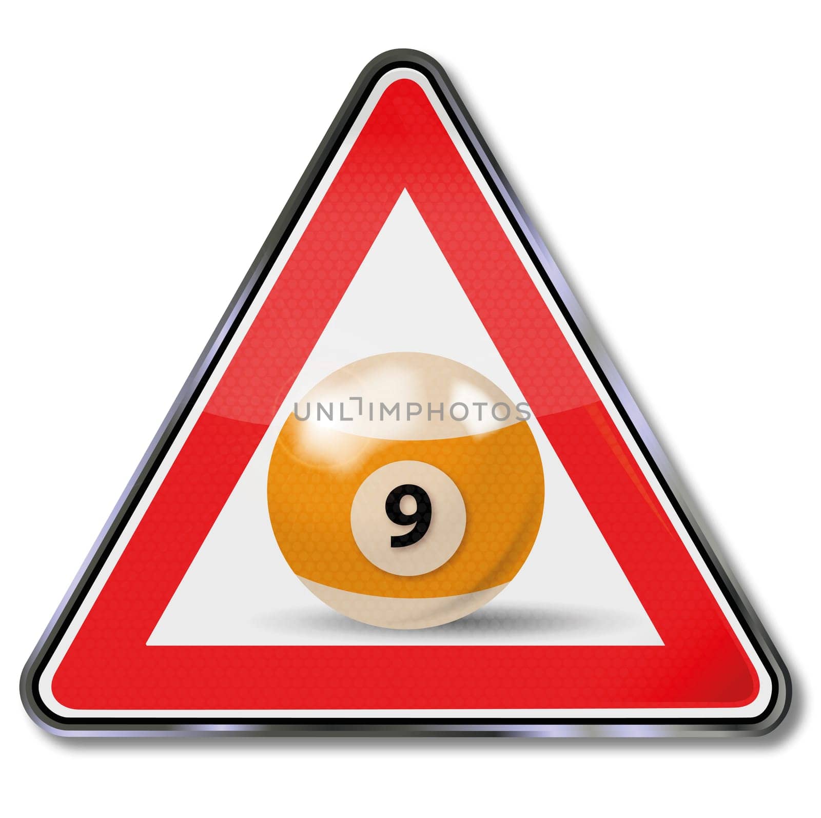 Shield Billiard Ball No. 9