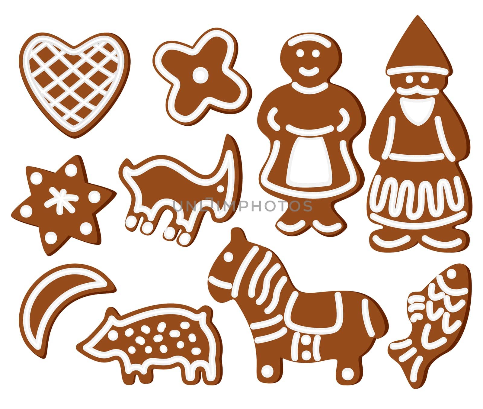 Christmas cookies set