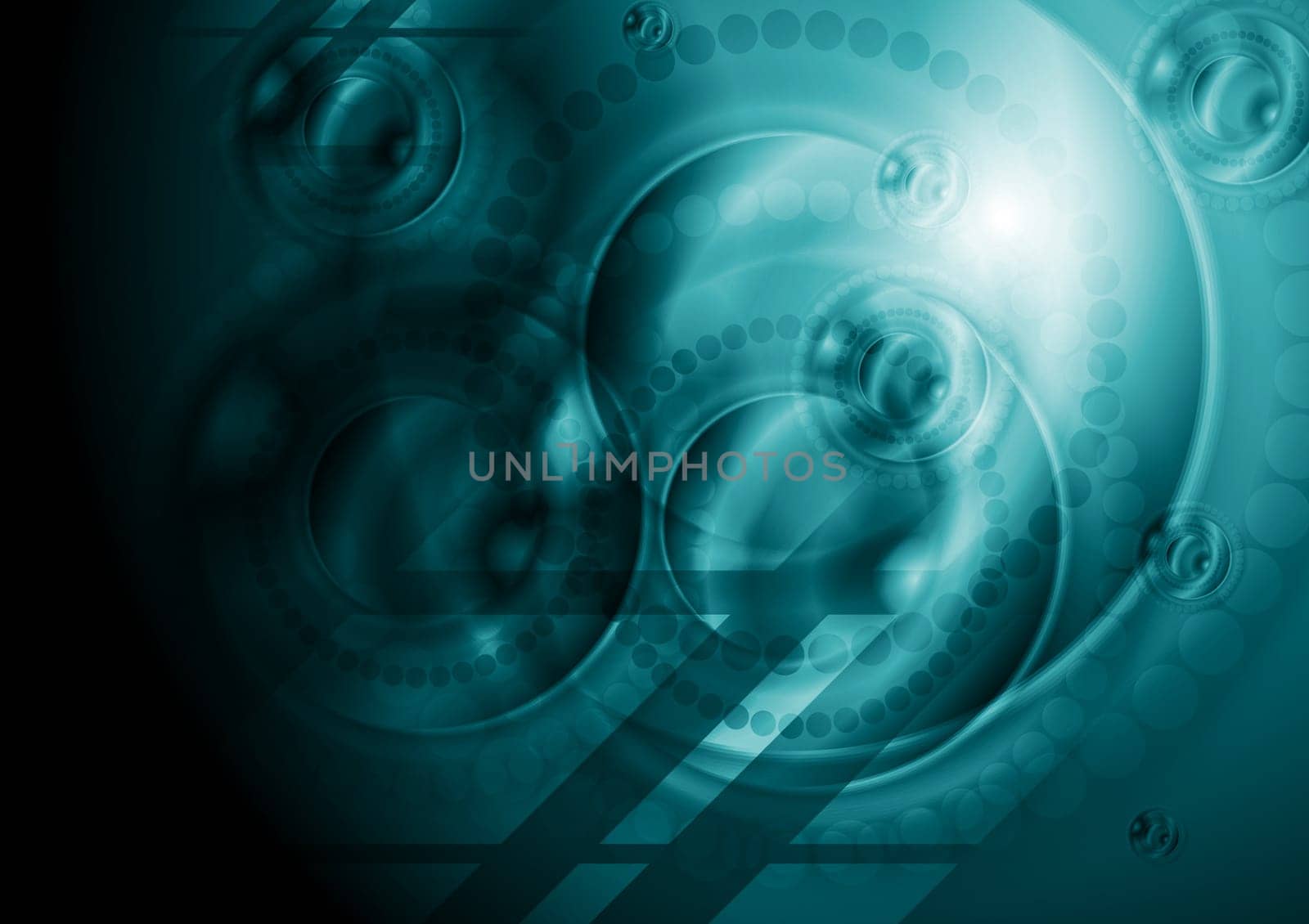 Dark green technology background. Vector illustration eps 10