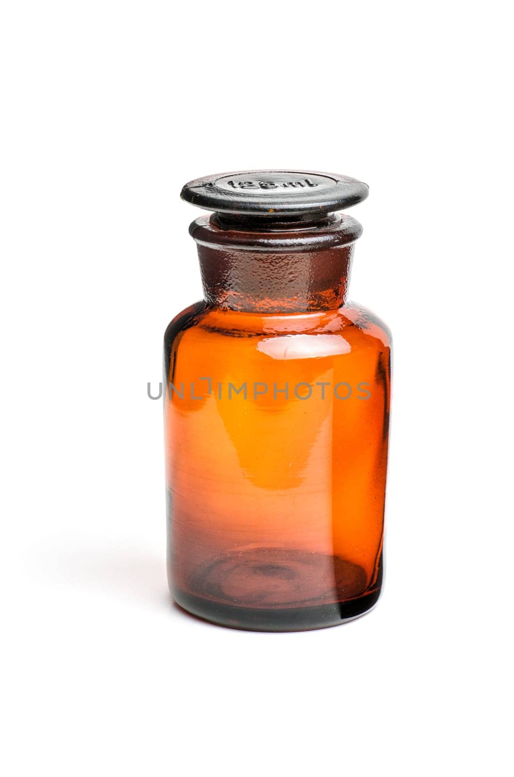 Brown Glass Apothecary Bottle